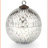 MERCURY GLASS ORNAMENT CANDLE | BALSAM + CEDAR