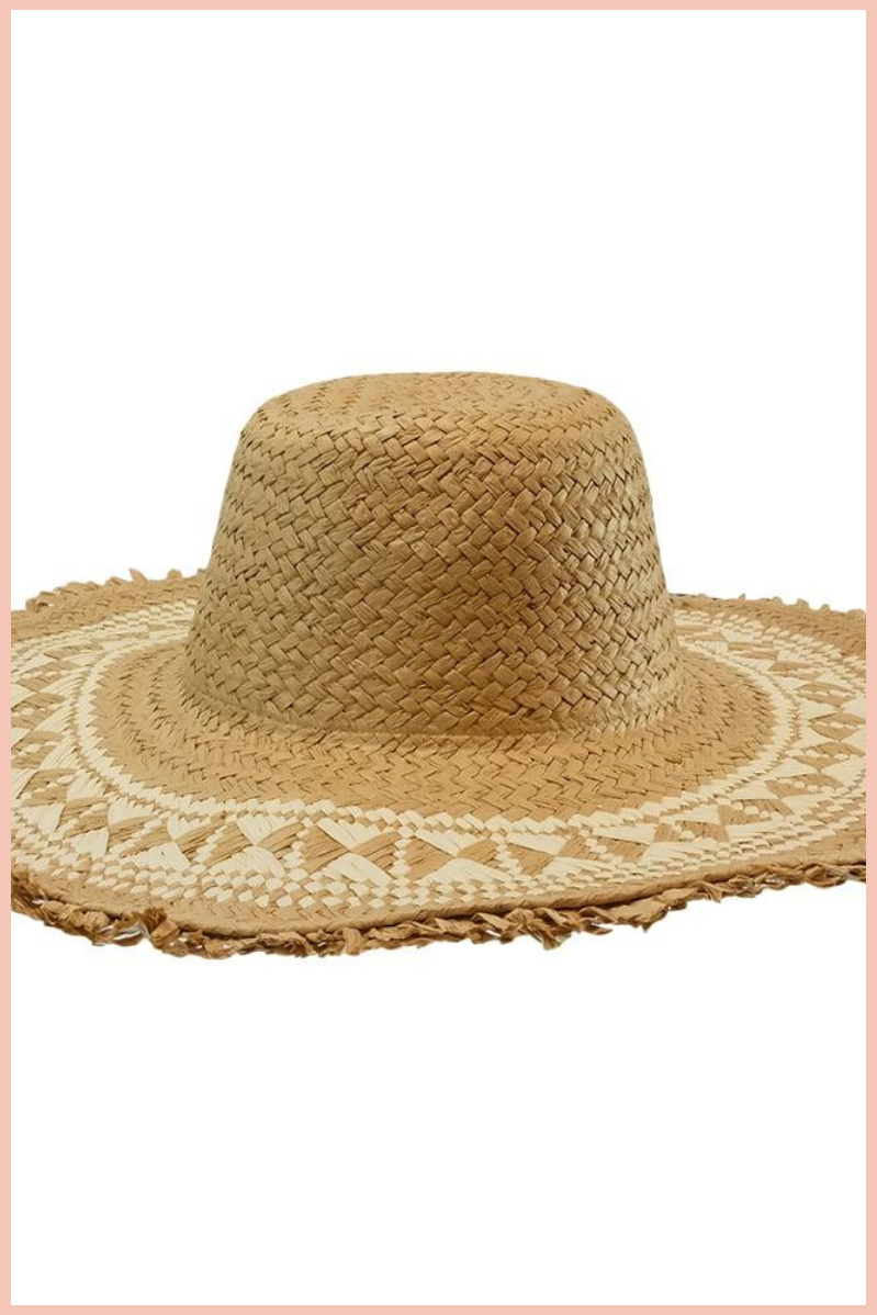 Natural + Ivory Woven Hat