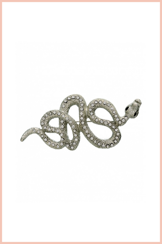 SNAKE BROOCH | SILVER