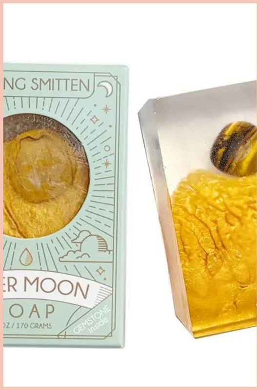 SUPER MOON SOAP + TIGER EYE INSIDE