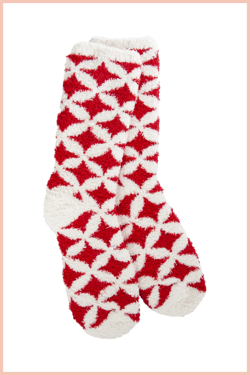 WORLD SOFTEST SOCKS | RETRO DIAMOND HOLIDAY