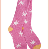 WORLD'S SOFTEST COZY COLLECTION SOCKS | STARBURST AZALEA