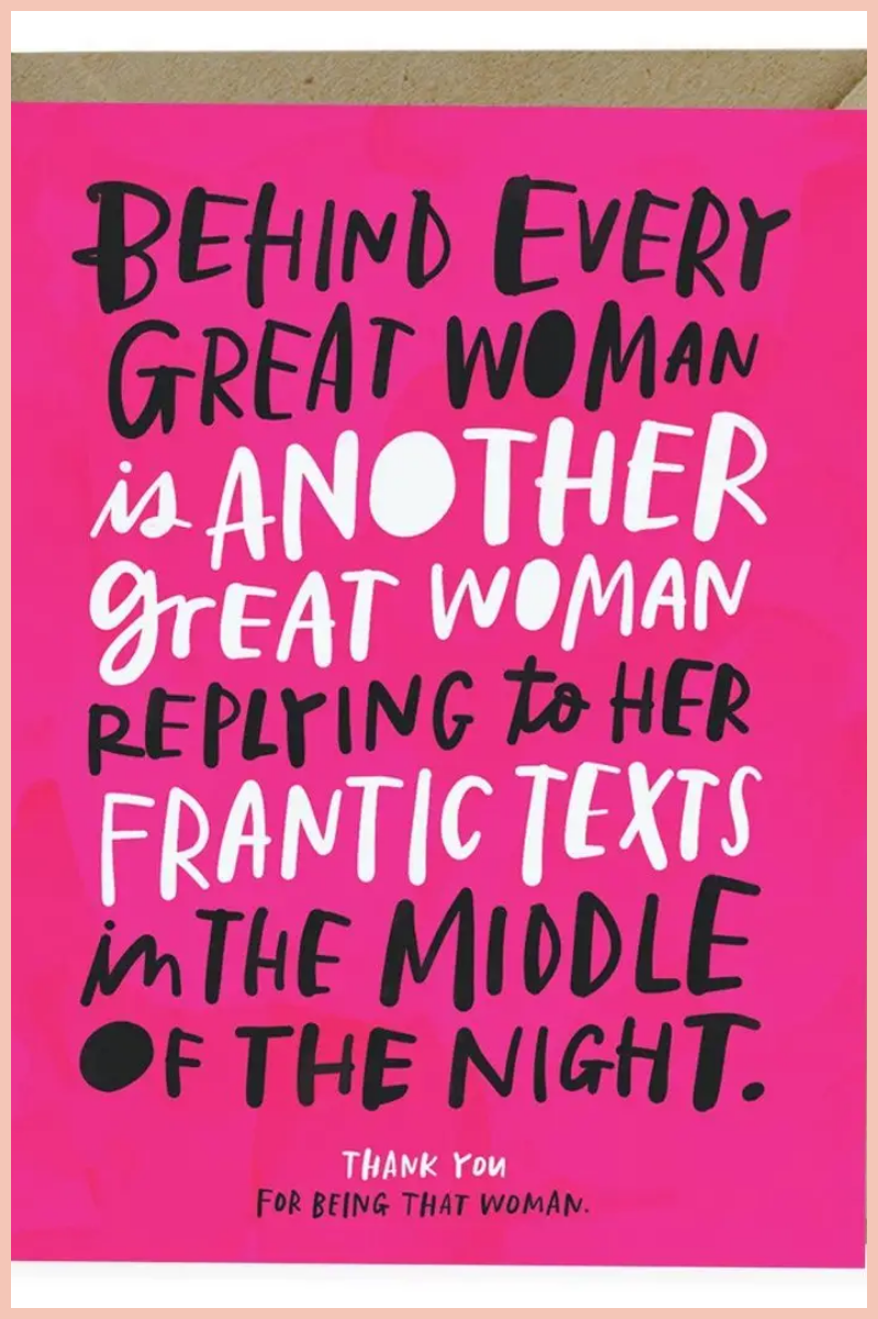 CARD: EVERY GREAT WOMAN
