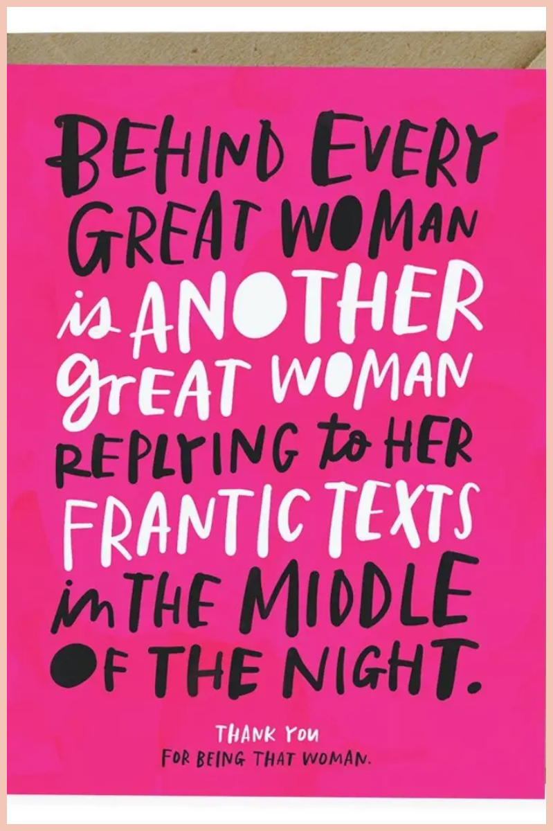 Every Great Woman Card