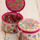 Mushroom Embroidered Jewelry Case | Natural Life