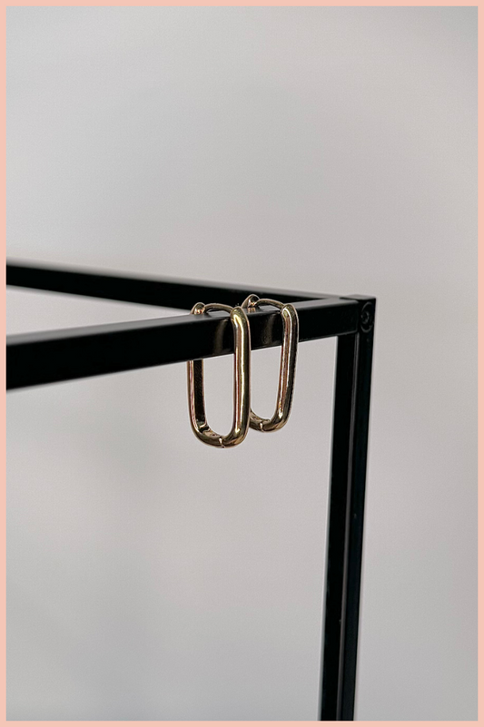 GEOMETRIC HOOP EARRINGS | 20MM