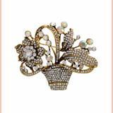 Floral Brooch | Gold