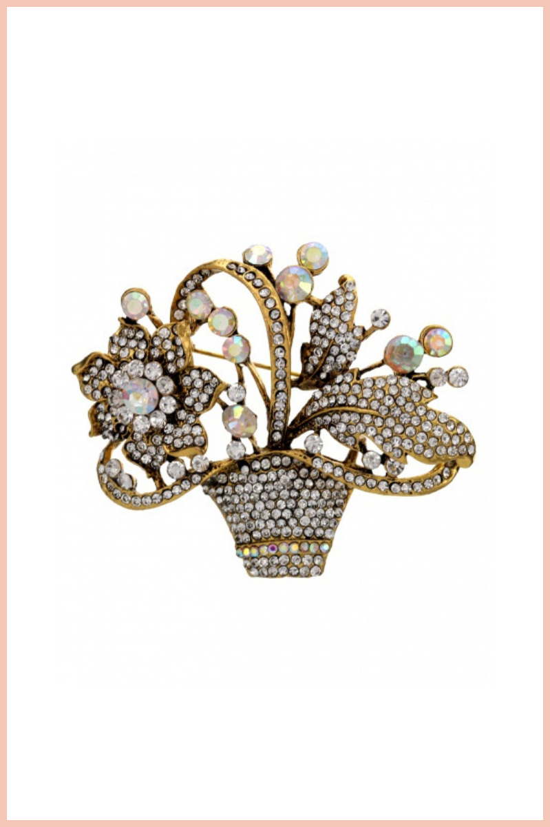 Floral Brooch | Gold