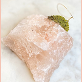 Himalayan Salt Crystal + Airplant Holder