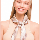 Polka-Dot Silky Bandana