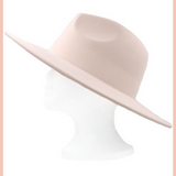 Wool Wide Brim Fedora Hat 