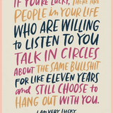 Talk in Circles Friendship Card