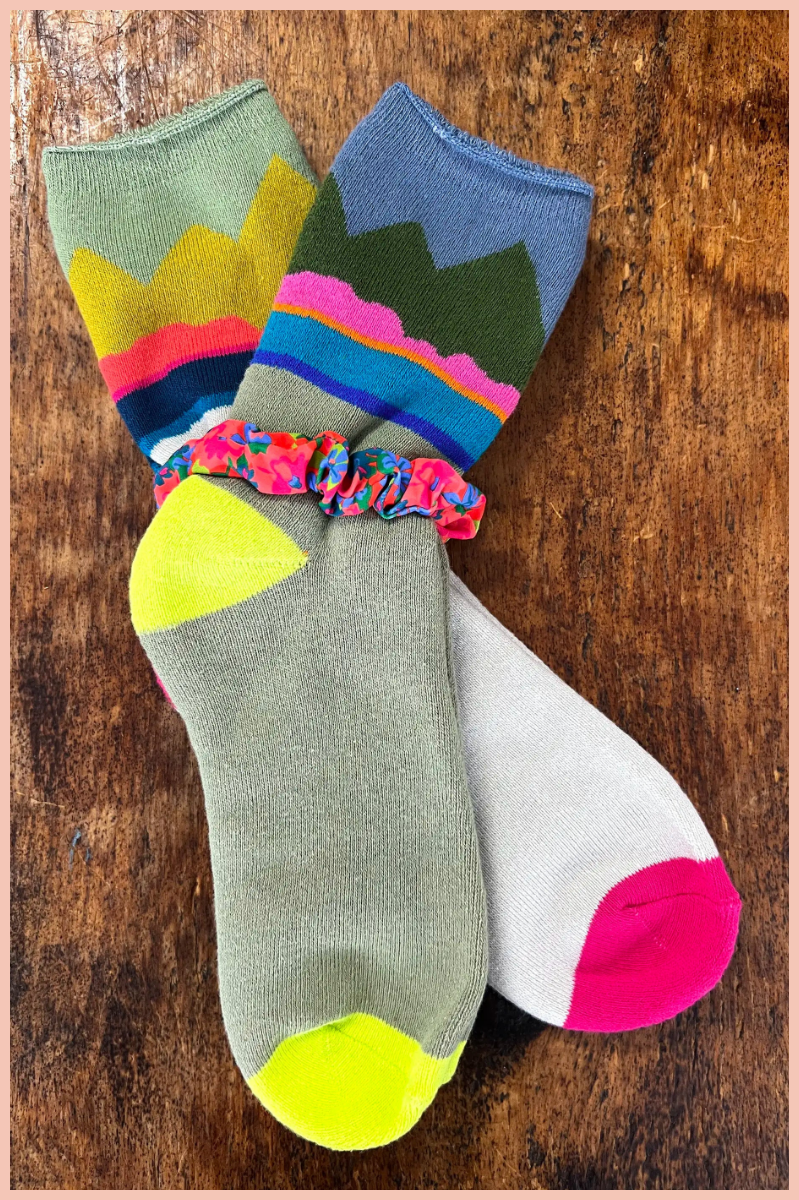 Icon Roll Top Socks, Set of 2 | NATURAL LIFE