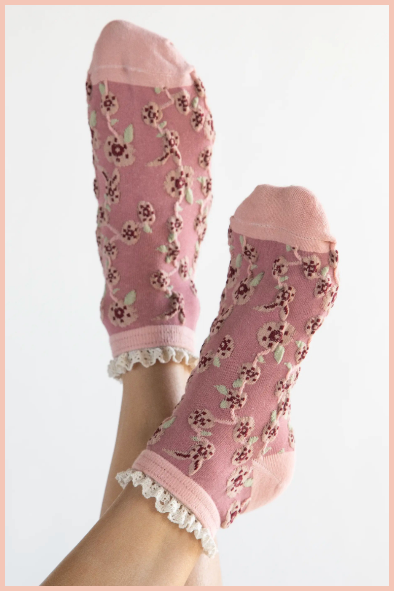 Blossom Ankle Socks & Scrunchie | Natural Life