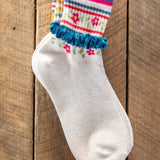 Striped Retro Crew Socks, Set of 3 | Natural Life