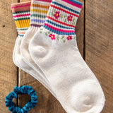 Striped Retro Crew Socks, Set of 3 | Natural Life
