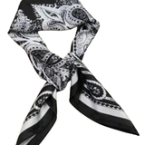 Abstract Paisley Silky Bandana Scarf
