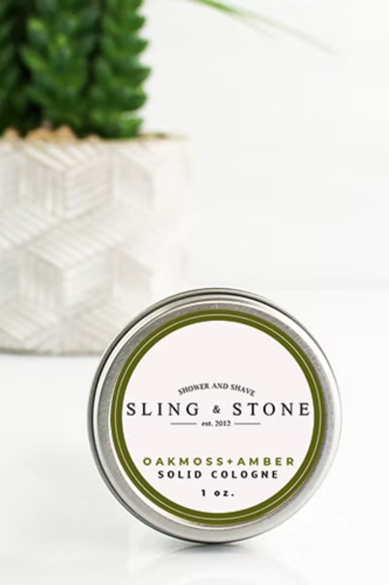 Solid Men's Cologne | Sling & Stone | Oakmoss + Amber