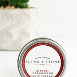 Solid Men's Cologne | Sling & Stone | Citrus + Cedarwood