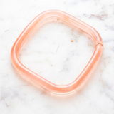 Vintage Marbled Resin Square Bangle Bracelet