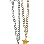 Retro Star Chunky Chain Necklace