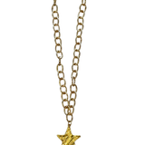 Retro Star Chunky Chain Necklace
