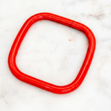 Vintage Marbled Resin Square Bangle Bracelet