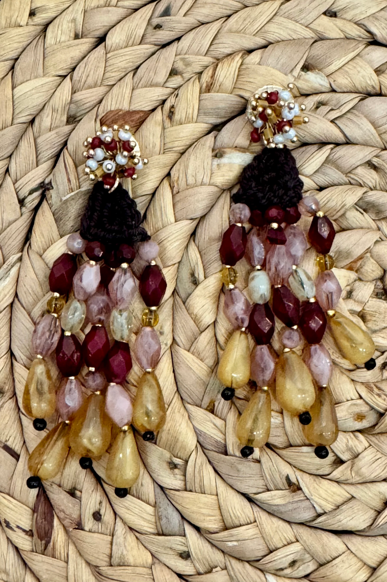 Sunset Sips Chandelier Earring