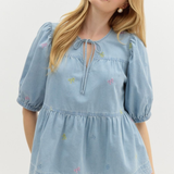 Sweet Bows Peasant Top