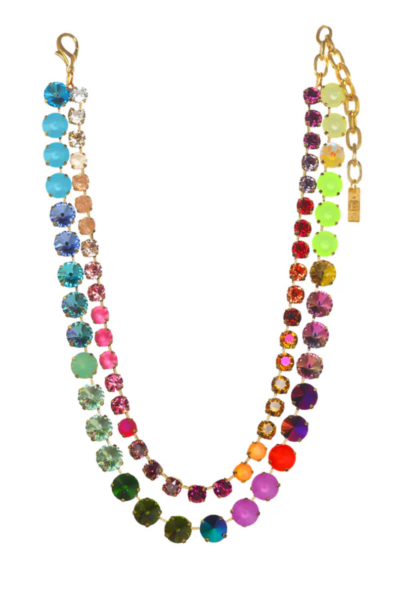 Gweneth Necklace in Rainbow Ombre | TOVA