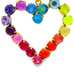 Mini Heart POP Necklace in Candy Crush | TOVA