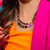 Gweneth Necklace in Rainbow Ombre | TOVA
