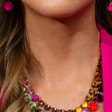 Gweneth Necklace in Rainbow Ombre | TOVA
