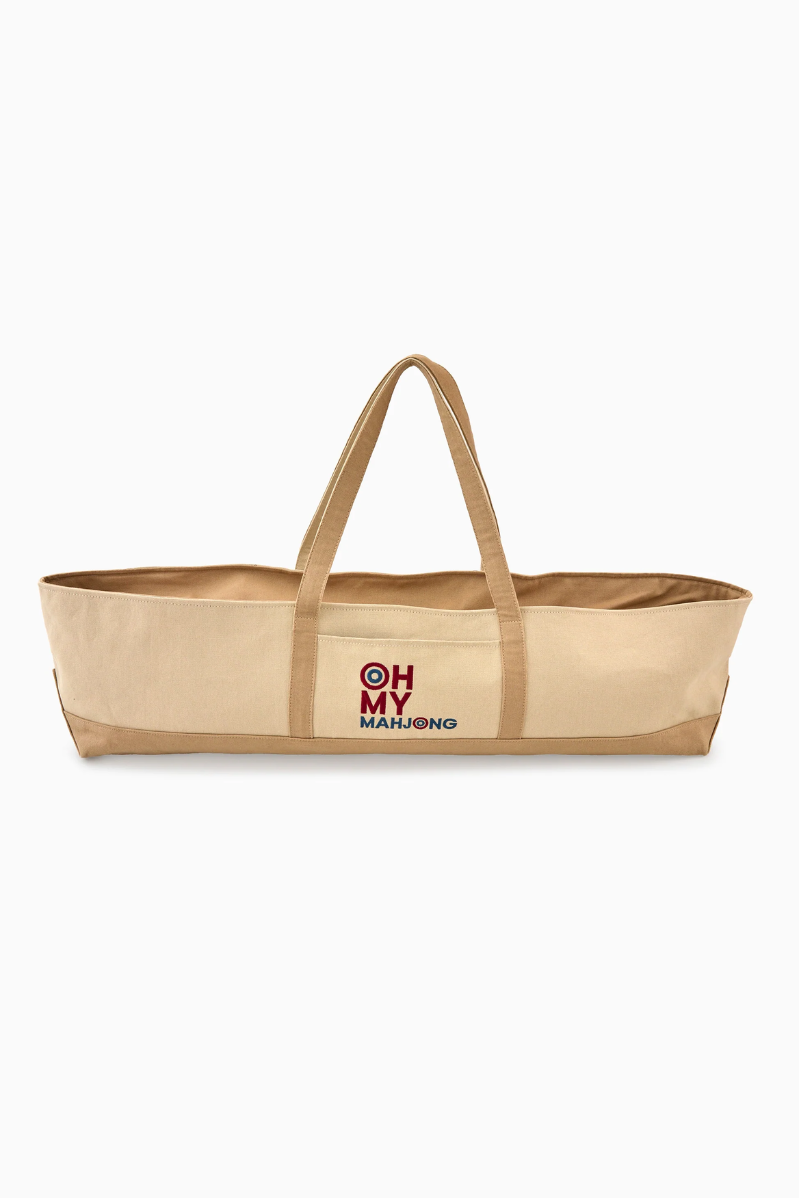 Taupe Mat Storage Bag | Oh My Mahjong