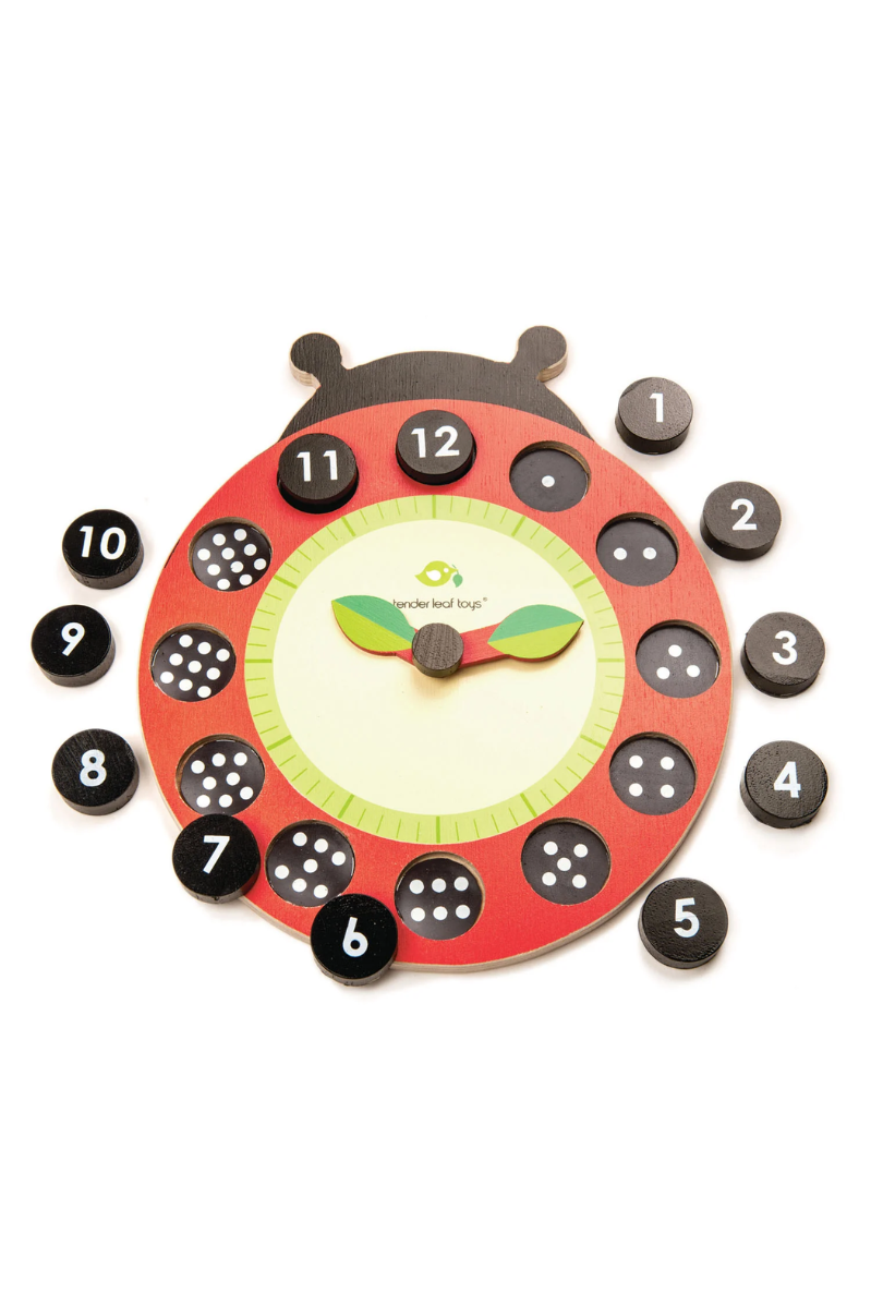 Ladybug Teaching Clock Toy | Final Sale