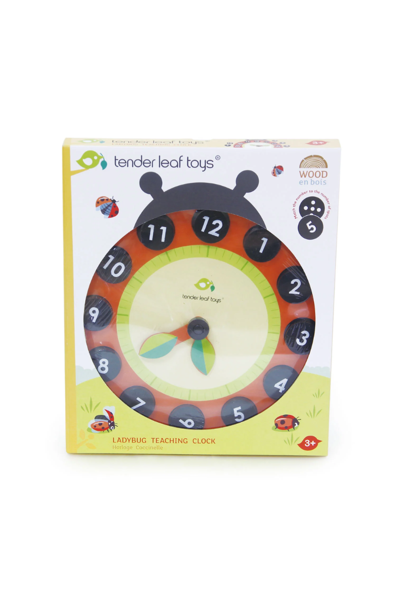 Ladybug Teaching Clock Toy | Final Sale