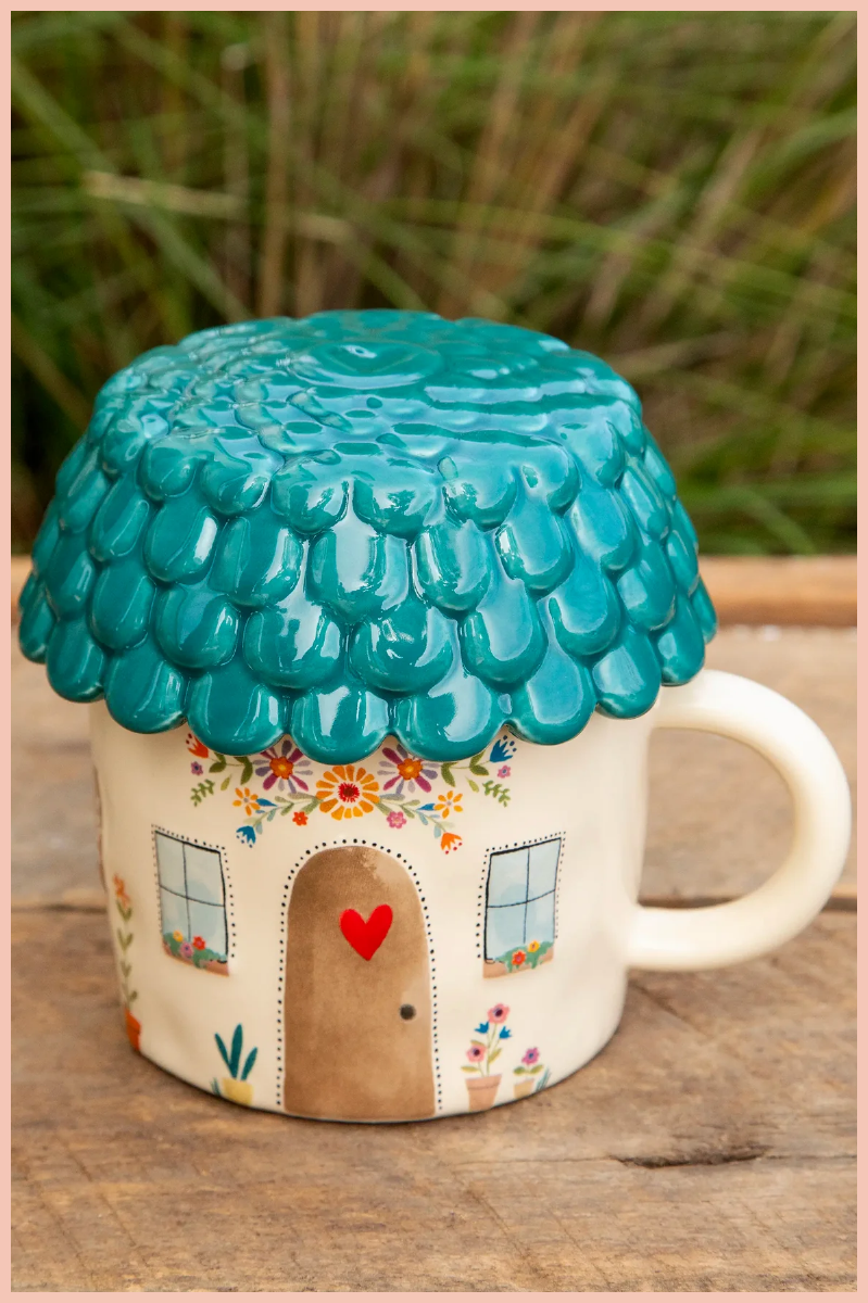 Cottage Lidded Mug | Natural Life