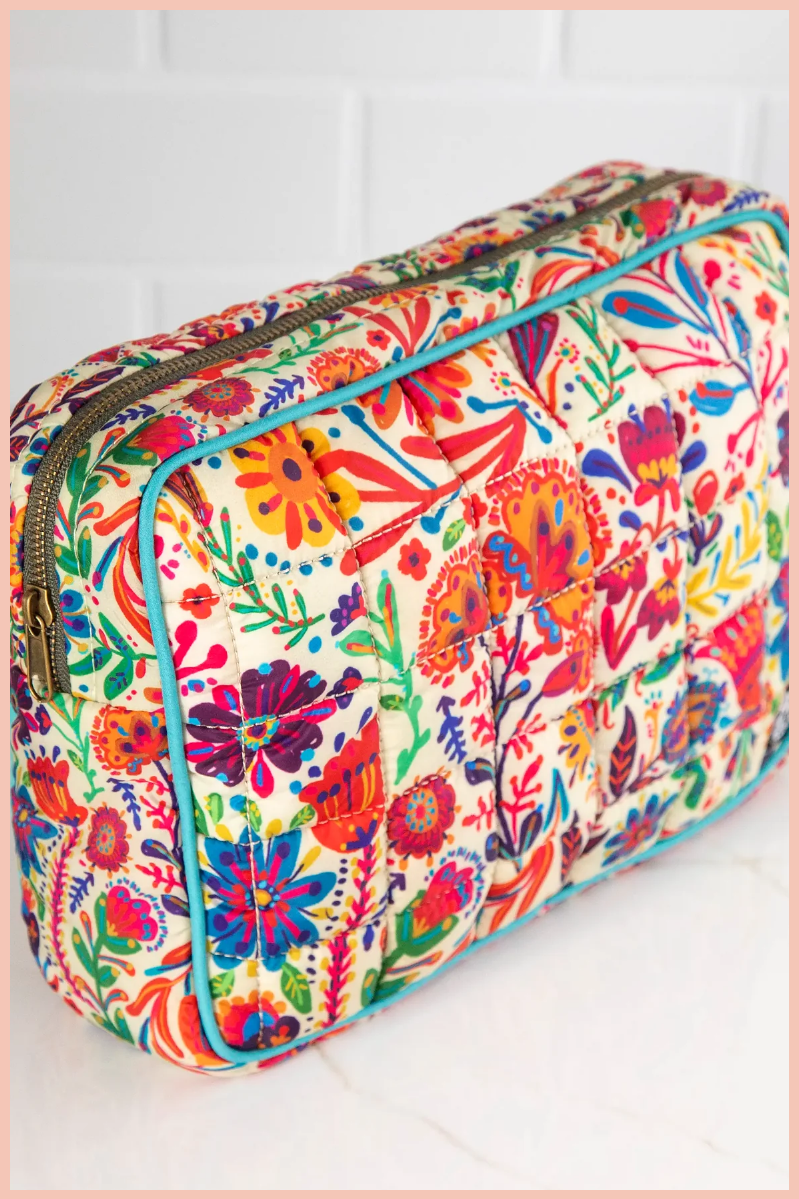 Puffy Cosmetic Pouch | Natural Life