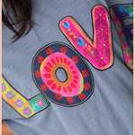 Love Cotton Applique Tee | Natural Life