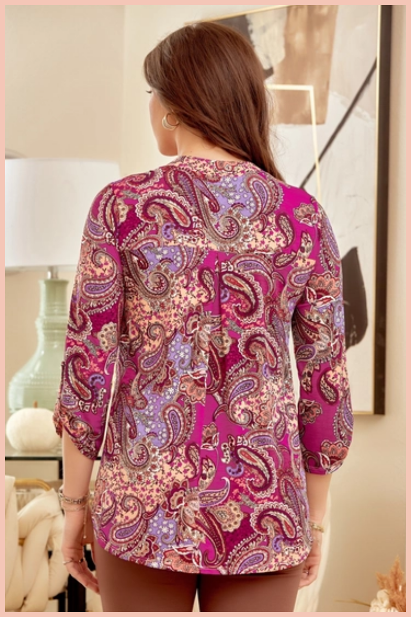 Multicolor Fun Print Blouse