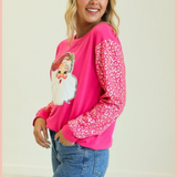 Sassy Sequin Santa Sweatshirt