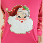 Sassy Sequin Santa Sweatshirt