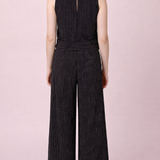 Solid Linen Blend Sleeveless Crop Top