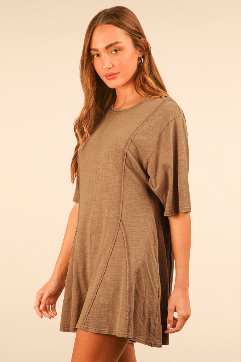 Mineral Washed Comfy Knit Romper