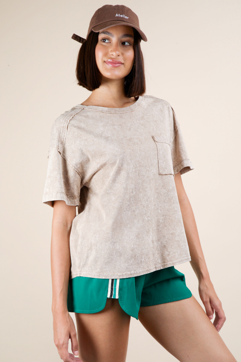 Knit Top with Pocket