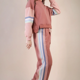 Color Tape Detail Knit Bottoms