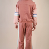 Color Tape Detail Knit Bottoms