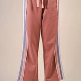 Color Tape Detail Knit Bottoms