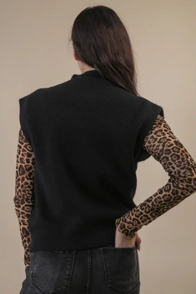 Soft Knit Sweater Vest Top