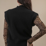 Soft Knit Sweater Vest Top